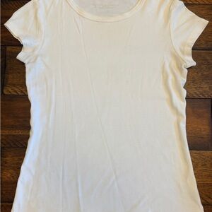 Banana Republic White Short Sleeve Tee